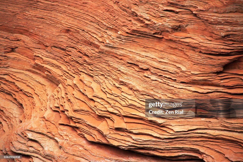 Rock formation in Lake Powell, Arizona