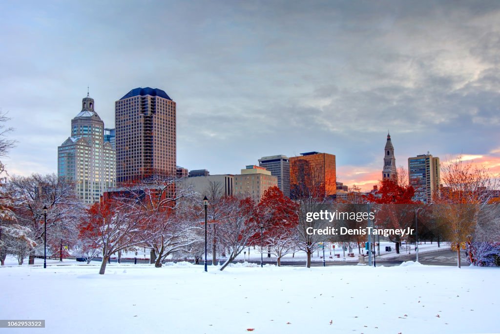 Winter in Hartford, Connecticut