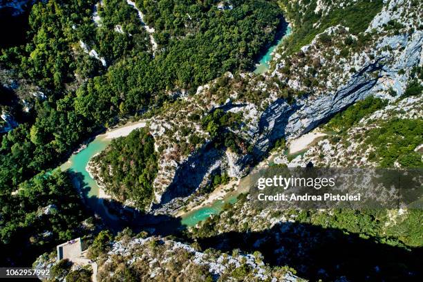 verdon gorge, provence, france - gorges du verdon fotografías e imágenes de stock