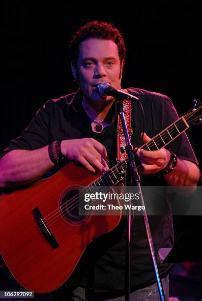 The Nicholas Barron Band during James Taylor Hosts The New York Times Emerging Artist Series at Joes Pub in New York City, New York, United States.