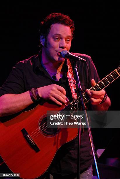 The Nicholas Barron Band during James Taylor Hosts The New York Times Emerging Artist Series at Joes Pub in New York City, New York, United States.