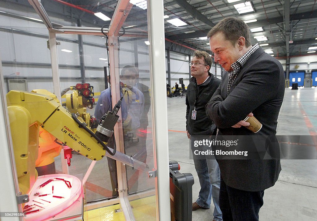 Tesla Motors Opens Electric Car Factory In Northern California