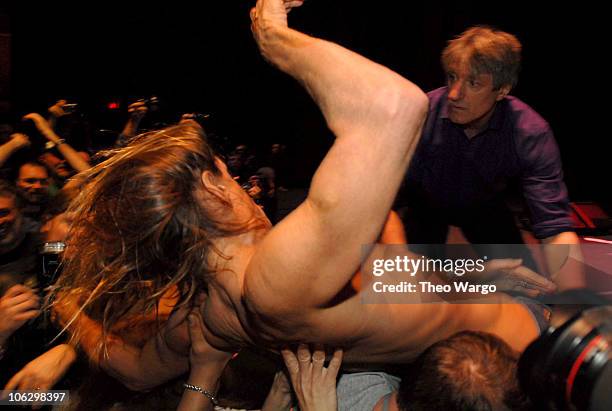 Iggy Pop and The Stooges during Iggy Pop and The Stooges Perform at United Palace Theatre in New York City at United Palace Theatre in New York City,...