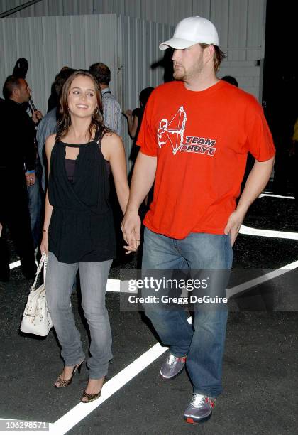 Eliza Dushku and Brad Penny of the Los Angeles Dodgers