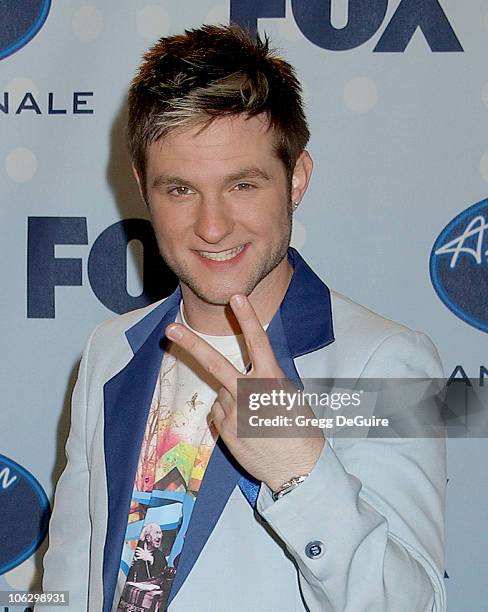 Blake Lewis during "American Idol" Season 6 Finale - Press Room at Kodak Theatre in Hollywood, California, United States.