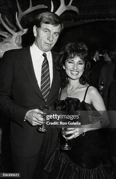 Helmut Huber and Susan Lucci during Entertainment Tonight & ABC-TV Party at Tavern on the Green in New York City, New York, United States.