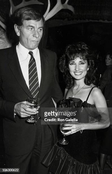 Helmut Huber and Susan Lucci during Entertainment Tonight & ABC-TV Party at Tavern on the Green in New York City, New York, United States.