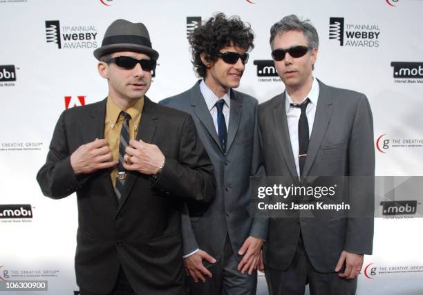 Beastie Boys during The 11th Annual "Webby Awards" - June 5, 2007 at Cipriani Wall Street in New York City, New York, United States.
