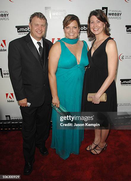 Lanny Morton, Deena Morton and Brandi Ramos during The 11th Annual "Webby Awards" - June 5, 2007 at Cipriani Wall Street in New York City, New York,...