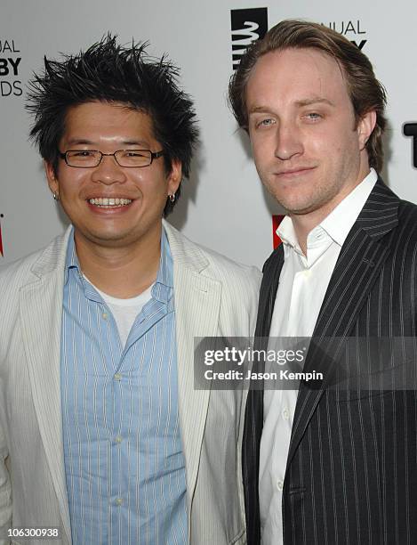 Steve Chen and Chad Hurley during The 11th Annual "Webby Awards" - June 5, 2007 at Cipriani Wall Street in New York City, New York, United States.