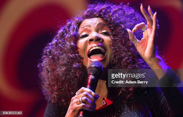 Gloria Gaynor performs during a concert at Verti Music Hall on November 17, 2018 in Berlin, Germany.
