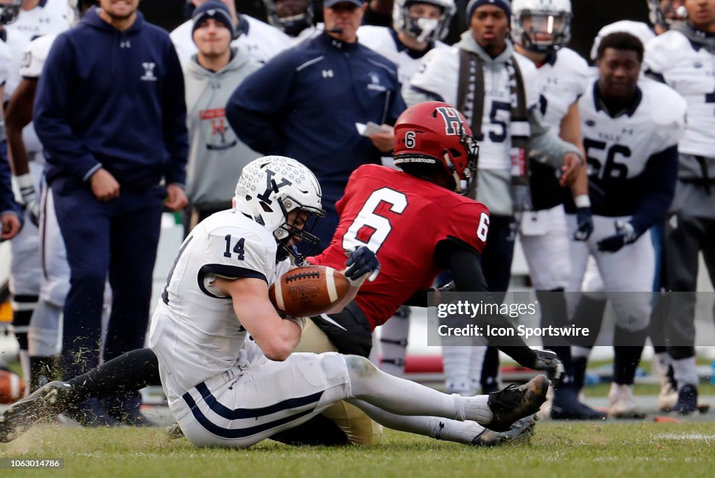 COLLEGE FOOTBALL: NOV 17 Yale at Harvard