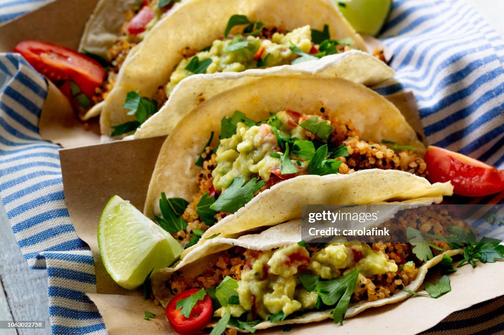 Vegan Quinoa Tacos