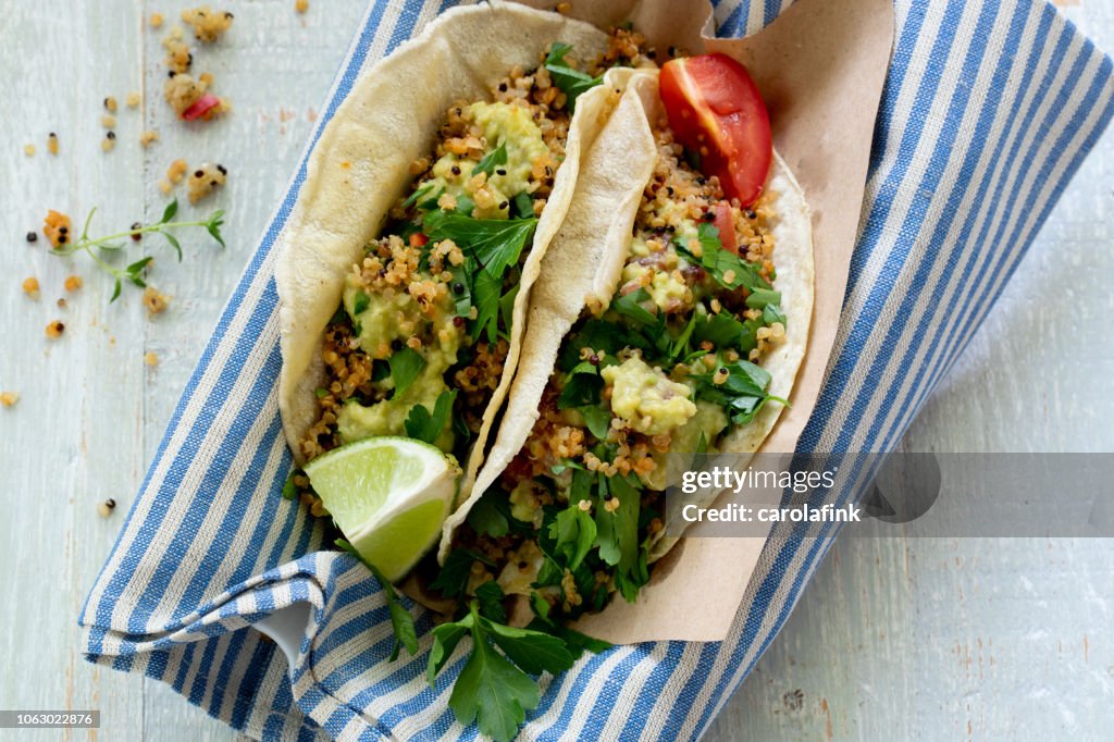 Vegan Quinoa Tacos