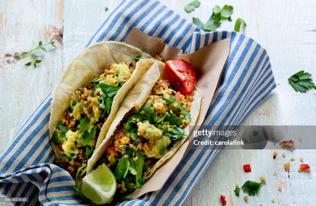 Vegan Quinoa Tacos