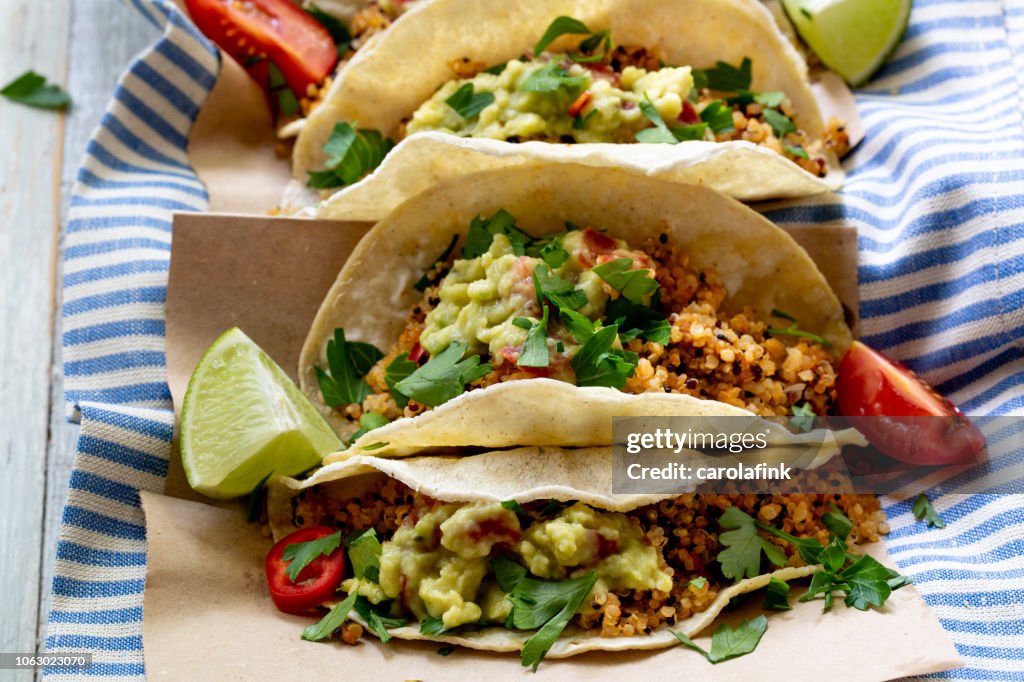 Vegan Quinoa Tacos