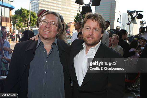 Producer Lorenzo di Bonaventura and Director Mikael Hafstrom