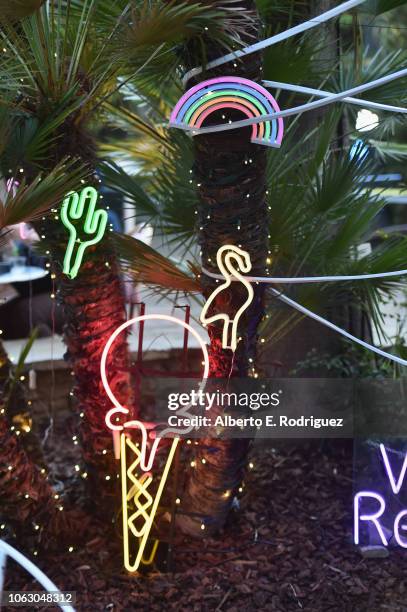 Signage as seen during the Vulture Festival presented by AT&T at Hollywood Roosevelt Hotel on November 17, 2018 in Hollywood, California.