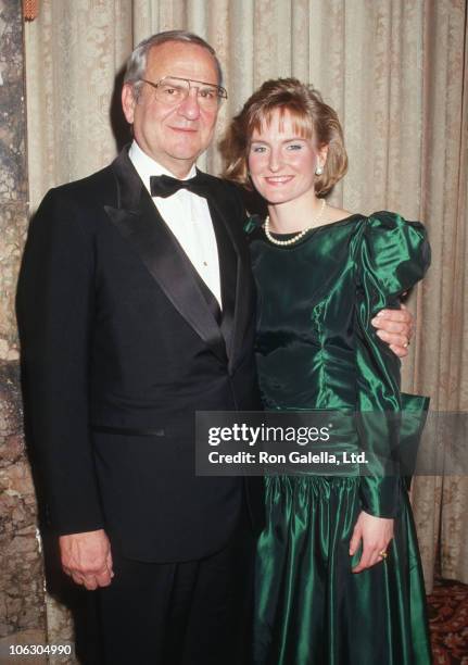 Lee Iacocca and Lia Iacocca during Juvenile Diabetes Foundation Fundraiser - March 31, 1987 at Waldorf Hotel in New York City, New York, United...