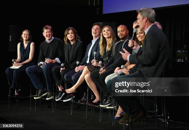 Kathryn VanArendonk, Bill Lawrence, Christa Miller, Zach Braff, Sarah Chalke, Donald Faison, John C. McGinley, Judy Reyes, Ken Jenkins, and Neil...