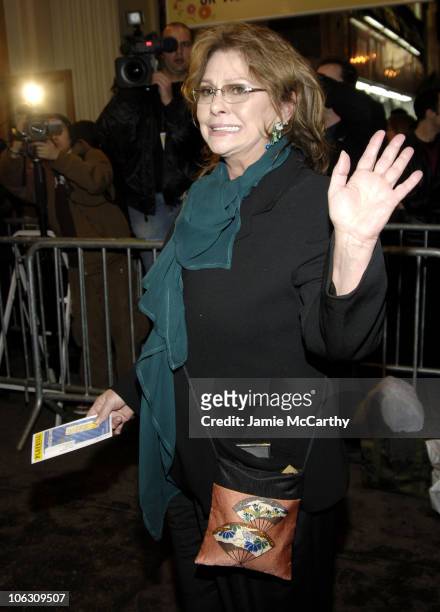 Elizabeth Ashley during "Barefoot in the Park" Broadway Opening Night - Arrivals in New York City, New York, United States.