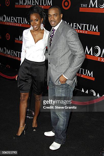 Kelly Rowland and Duane Martin during "The Seat Filler" Los Angeles Premiere - Arrivals at El Capitan Theatre in Hollywood, California, United States.