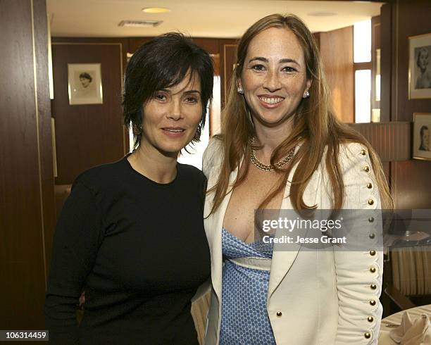 Susan Campos and Rebecca Bloom during Halley Binn and Rebecca Bloom Host an Oscar Week Luncheon - February 28, 2006 in Los Angeles, California,...