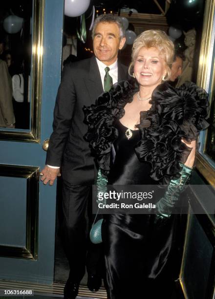 Zsa Zsa Gabor and Frederic Prinz von Anhalt during Zsa Zsa Gabor Sighting at Jimmy's Restaurant in Beverly Hills - March 17, 1990 at Jimmy's...