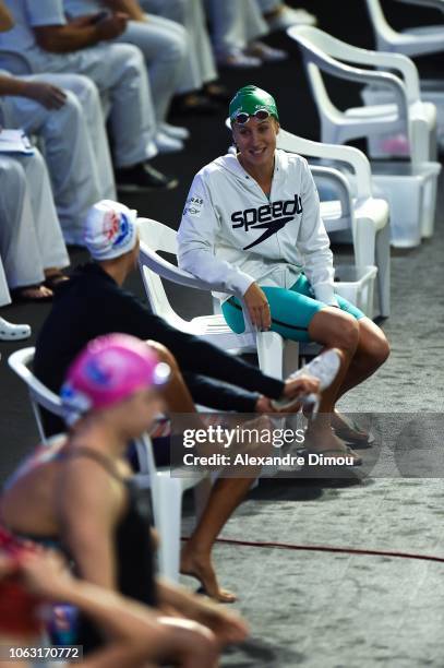 Alizee Morel in 400m freestyle during the French Short Course Swimming Championship on November 18, 2018 in Montpellier, France.