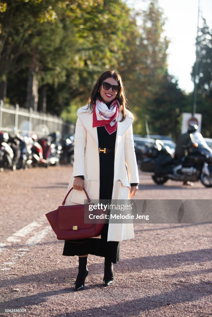 Street Style : Paris Fashion Week Womenswear Spring/Summer 2019 : Day Six