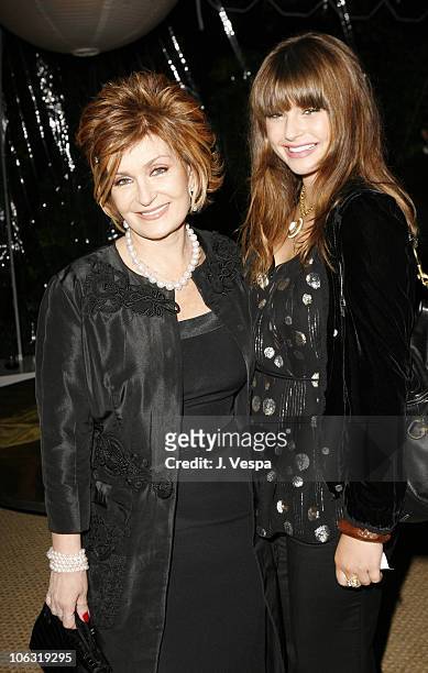 Sharon Osbourne and Aimee Osbourne during Endeavor 2006 Pre-Oscar Party in Los Angeles, California, United States.