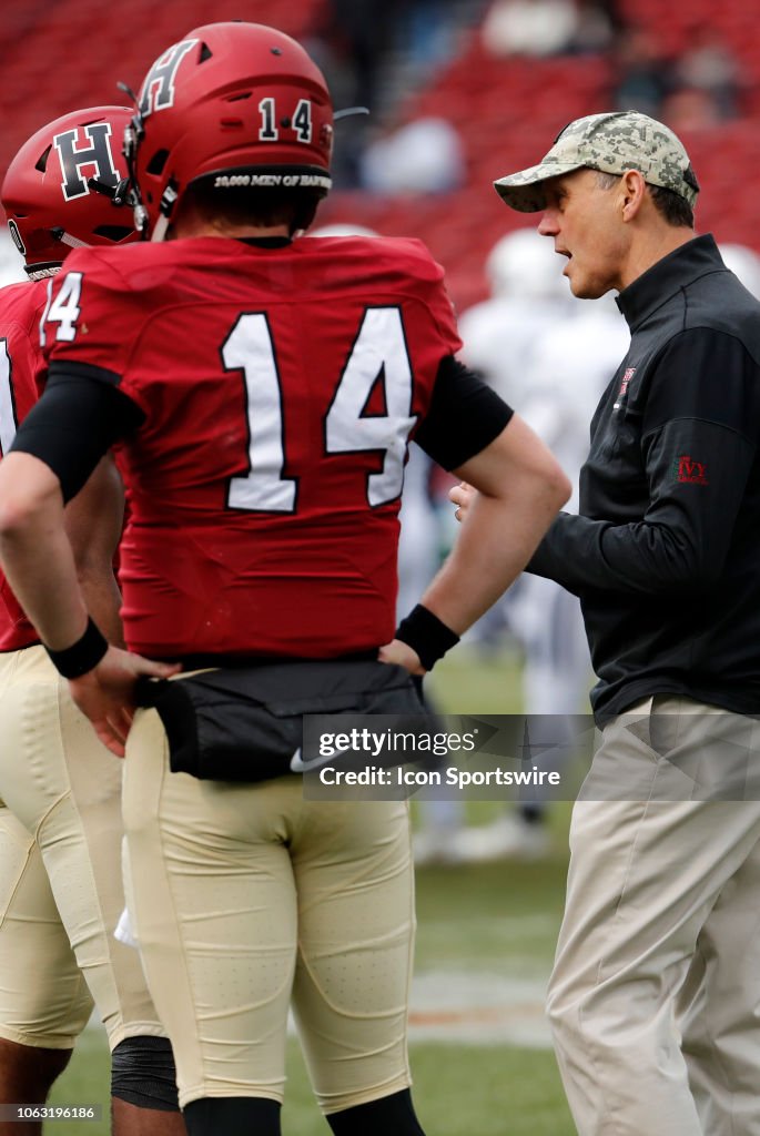 COLLEGE FOOTBALL: NOV 17 Yale at Harvard