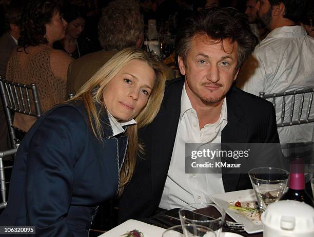 Robin Wright Penn, nominee Best Supporting Female for "Nine Lives", and Sean Penn