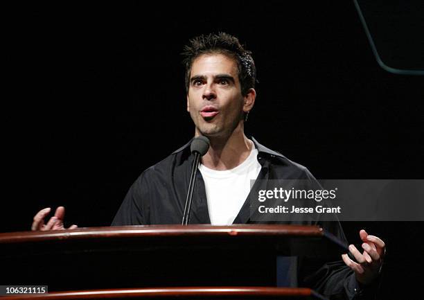 Eli Roth during 2007 ShoWest - Lionsgate ShoWest Luncheon - Show at Paris Hotel Ballroom in Las Vegas, Nevada, United States.