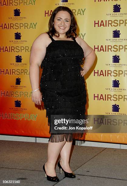 Nikki Blonsky during ShoWest 2007 - "Hairspray" Photo Call at Paris Hotel in Las Vegas, Nevada, United States.