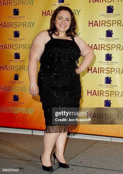 Nikki Blonsky during ShoWest 2007 - "Hairspray" Photo Call at Paris Hotel in Las Vegas, Nevada, United States.