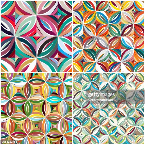 colorful textile pattern - paisley pattern stock illustrations