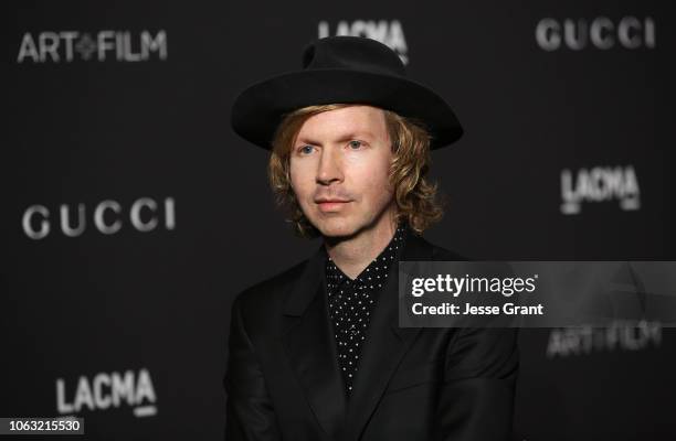 Beck attends the 2018 LACMA Art + Film Gala at LACMA on November 03, 2018 in Los Angeles, California.