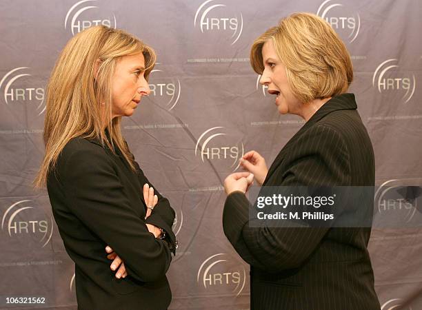 Bonnie Hammer, President USA Network & Sci Fi Channel and Abbe Raven, President/CEO A&E TV Networks