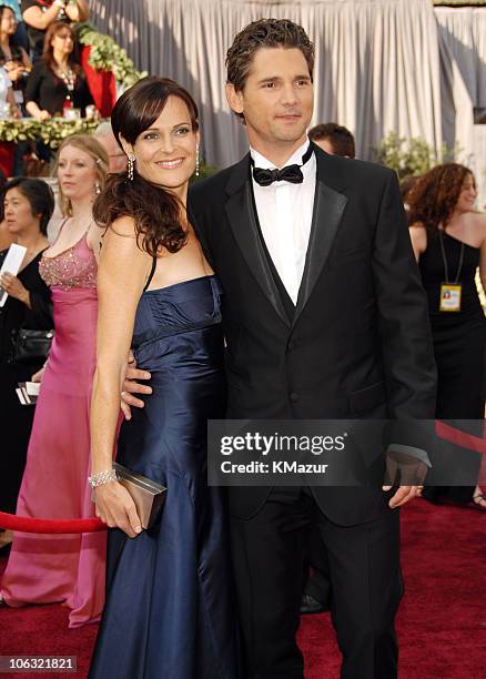 Eric Bana and Rebecca Gleeson during The 78th Annual Academy Awards - Entertainment Weekly Arrivals at Kodak Theatre in Hollywood, California, United...