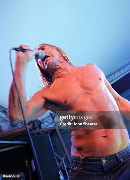 Iggy Pop and The Stooges during 21st Annual SXSW Film and Music Festival - The Stooges at Stubbs at Stubb's in Austin, Texas, United States.