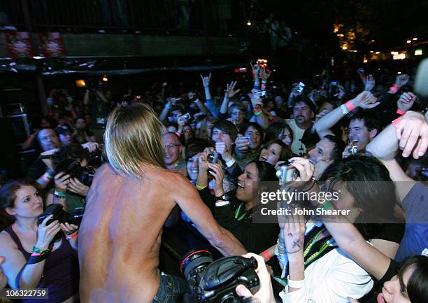 Iggy Pop and The Stooges during 21st Annual SXSW Film and Music Festival - The Stooges at Stubbs at Stubb's in Austin, Texas, United States.