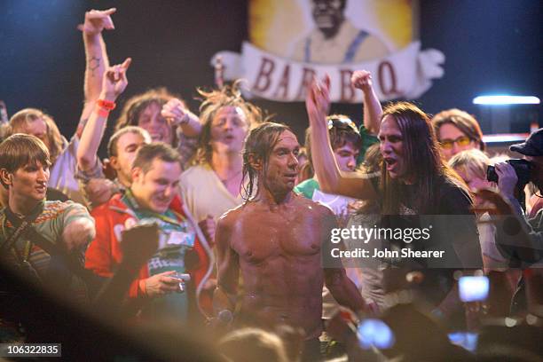 Iggy Pop and The Stooges during 21st Annual SXSW Film and Music Festival - The Stooges at Stubbs at Stubb's in Austin, Texas, United States.