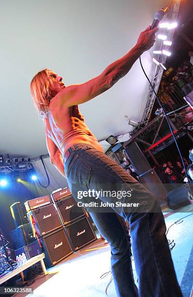 Iggy Pop and The Stooges during 21st Annual SXSW Film and Music Festival - The Stooges at Stubbs at Stubb's in Austin, Texas, United States.