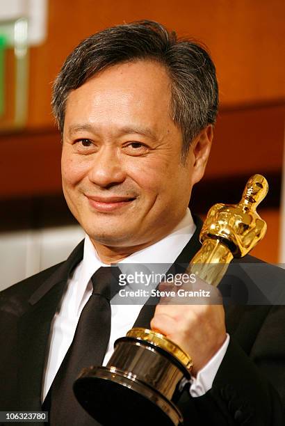 Ang Lee, winner Best Director for "Brokeback Mountain"