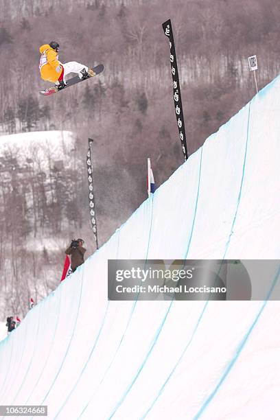 Mason Aguirre during 25th Annual Burton U.S. Open - 2007 at Stratton Mountain in Stratton, Vermont, United States.