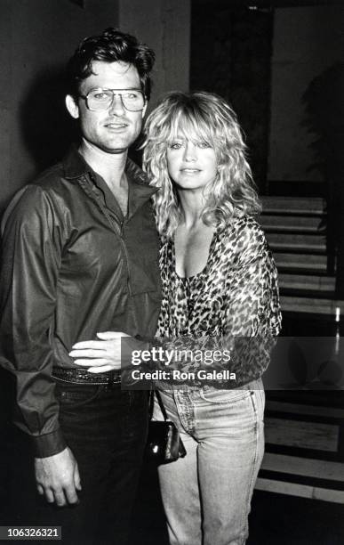 Kurt Russell and Goldie Hawn during Goldie Hawn at Carlyle Hotel at Carlyle Hotel in New York City, New York, United States.