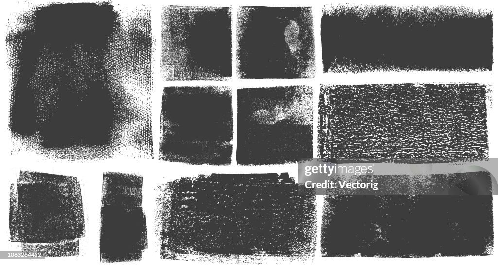 Grunge Pennello Pennello Paint Boxes Sfondi