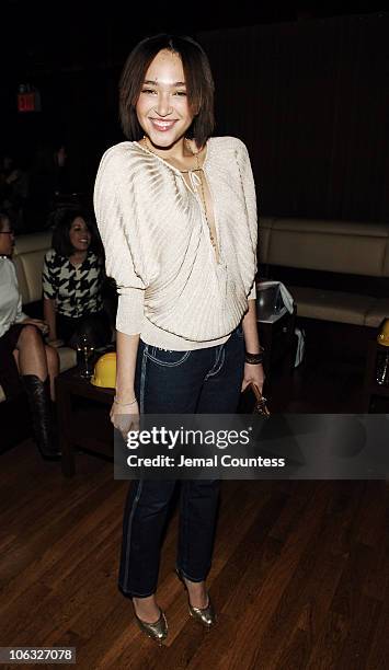 Naima Mora during Wendy Straker's "Men at Work" Book Launch Party Hosted by Club Marquee at Marquee in New York City, New York, United States.