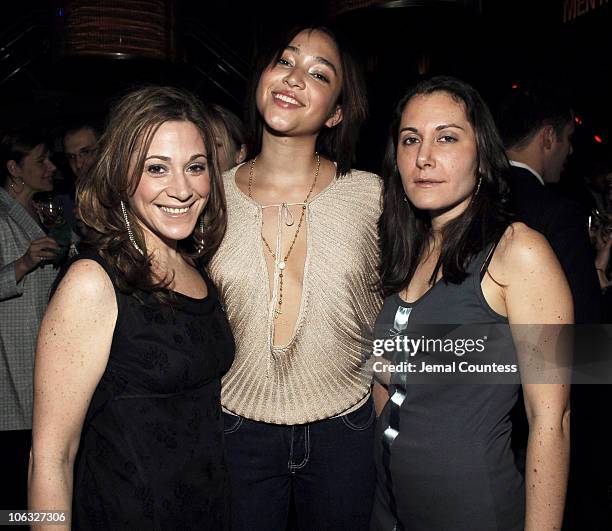 Alyssa Miller, Naima Mora and Stacy Igel during Wendy Straker's "Men at Work" Book Launch Party Hosted by Club Marquee at Marquee in New York City,...